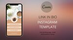 Instagram Landing Page Template Ig Link In Bio Digital 36D